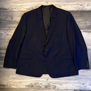 Lauren Ralph Lauren Navy Blue Sport Coat Suit Jacket Men's 50R Wool-Laine Blazer